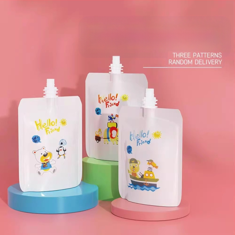 Lihtne süstlatüüpi imikutoidu täiteaine, imikutoidu püree koti jagaja, imikutoidu jagamise vidin