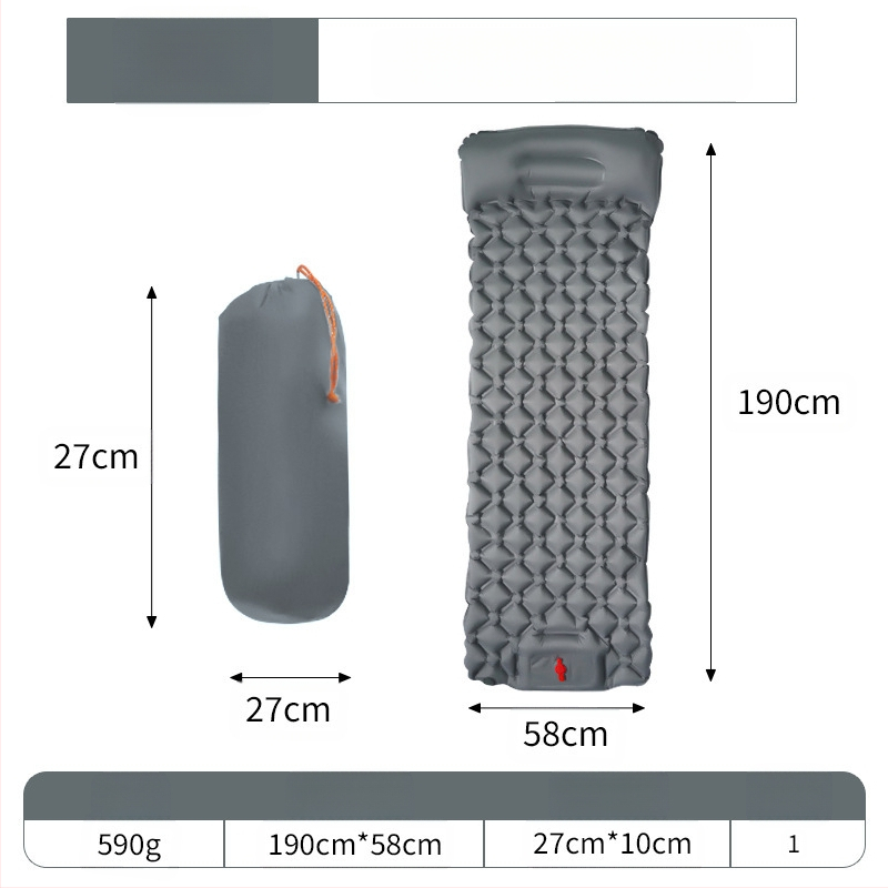 J1U.Westtune īpaši viegls piepūšams matracis āra kempinga stila telts guļampaklājs sabiezināts ērts gaisa spilvens vienas personas aizsardzība