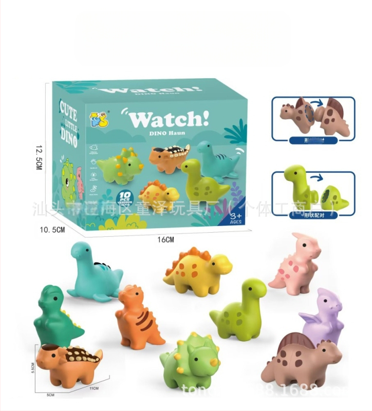 Pārrobežu bērnu agrīnās izglītības dinozauru burtu saskaņošanas rotaļlieta skaitļu skaitīšanas modeļa saskaņošana apgaismības kognitīvo mācību līdzekļu vairumtirdzniecība