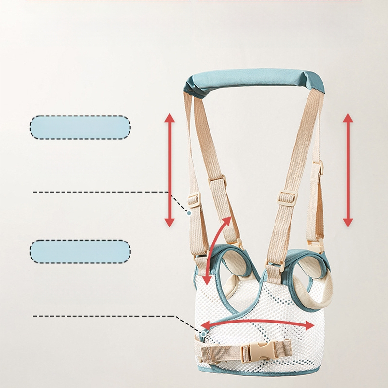 Väikelapse vöö imikutele ja üheaastastele beebidele, multifunktsionaalne hingav kukkumis- ja kägistamisvastane väikelapse vöö imikutele ja väikelastele, kes õpivad kõndima, tasuta saatmine