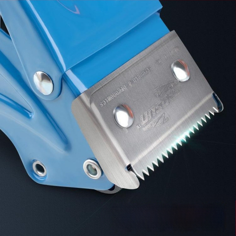 Caurspīdīga lentes iepakošanas rokas instrumenta lentes griezējs mazs caurspīdīgs pamatmetāls sabiezināts rokas plats