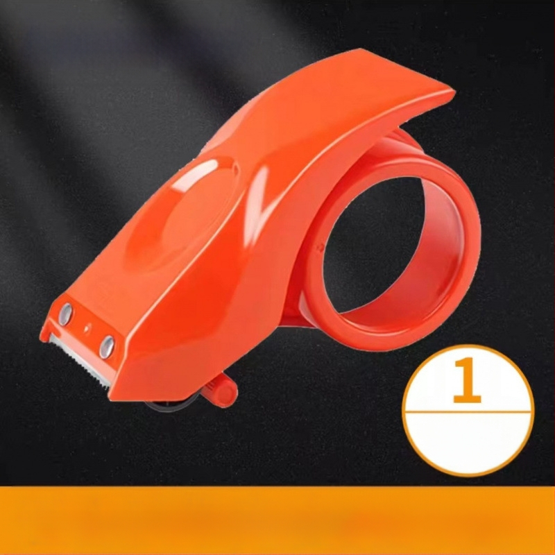 Caurspīdīga lentes iepakošanas rokas instrumenta lentes griezējs mazs caurspīdīgs pamatmetāls sabiezināts rokas plats