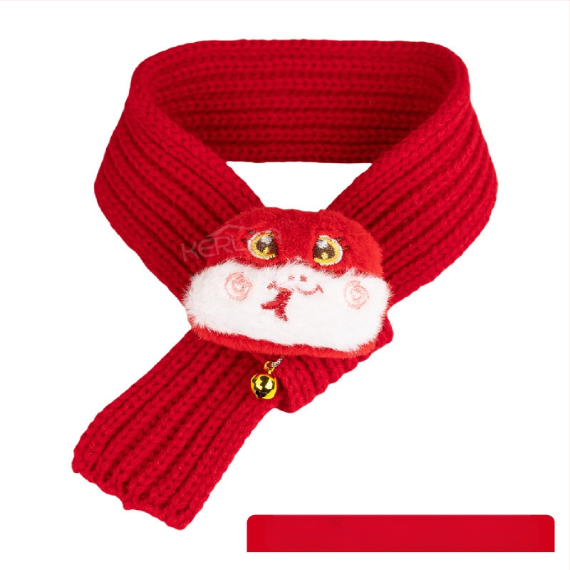 Lemmikloomade uusaasta villane koera-kassi sall pidulik jõulukleit talvine soe kutsikas sünnipäeva lemmiklooma sall