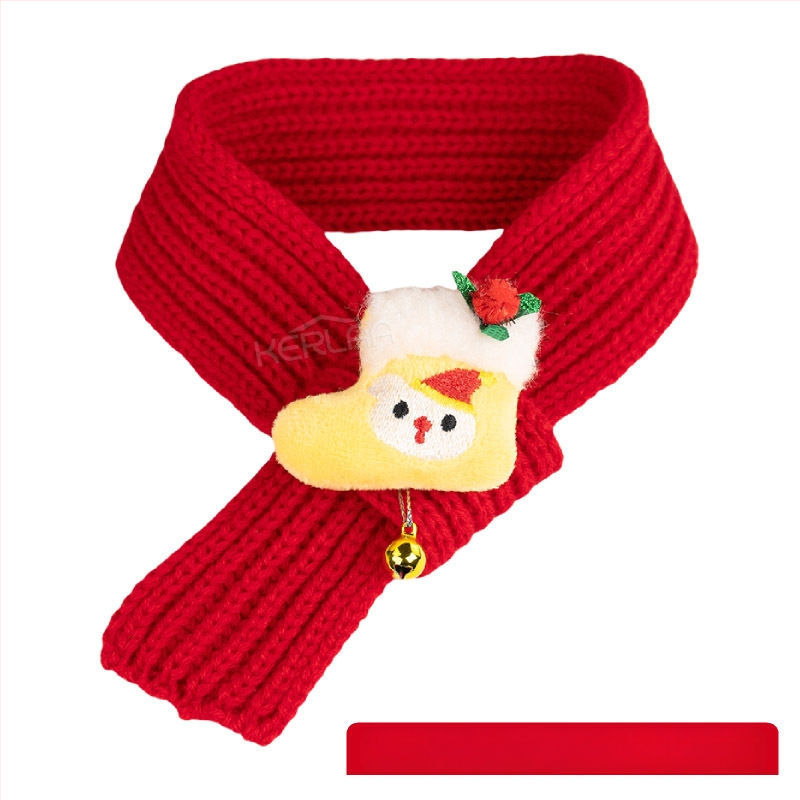 Lemmikloomade uusaasta villane koera-kassi sall pidulik jõulukleit talvine soe kutsikas sünnipäeva lemmiklooma sall