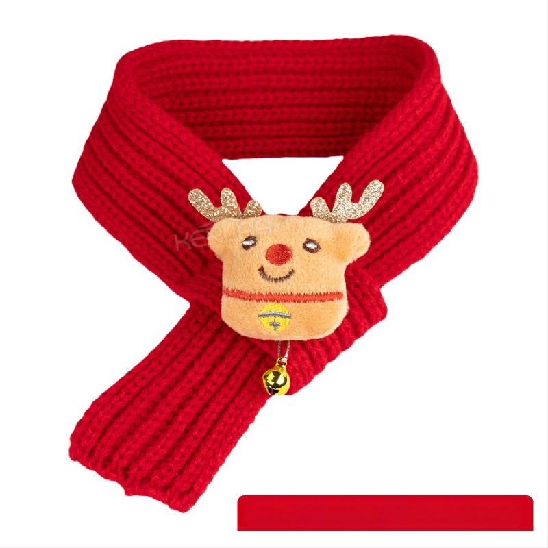 Lemmikloomade uusaasta villane koera-kassi sall pidulik jõulukleit talvine soe kutsikas sünnipäeva lemmiklooma sall