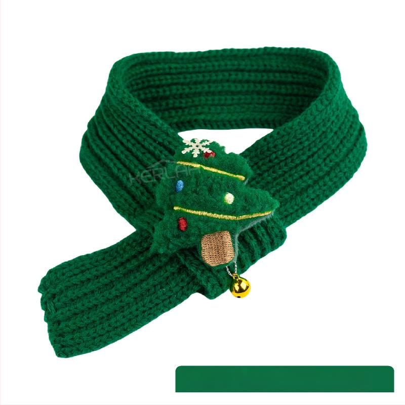 Lemmikloomade uusaasta villane koera-kassi sall pidulik jõulukleit talvine soe kutsikas sünnipäeva lemmiklooma sall