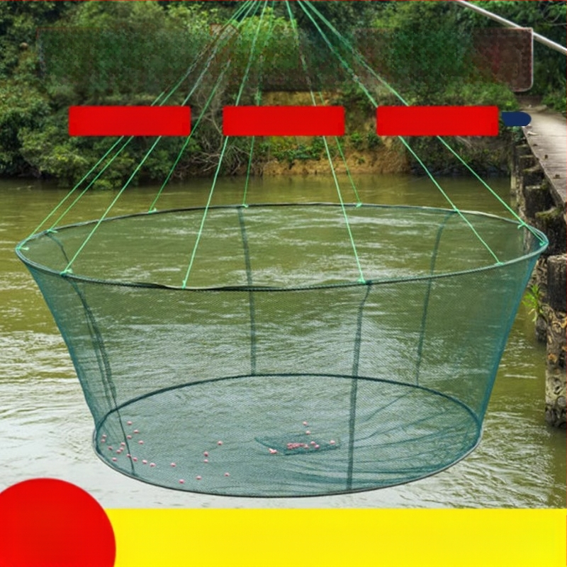 Kalapüügipuur krevetipuur kalavõrk avatud kokkupandav tõstevõrk liikuv võrk kalavõrk homaarivõrk kala püüdmine liikuv Zheng käsi viskav võrk