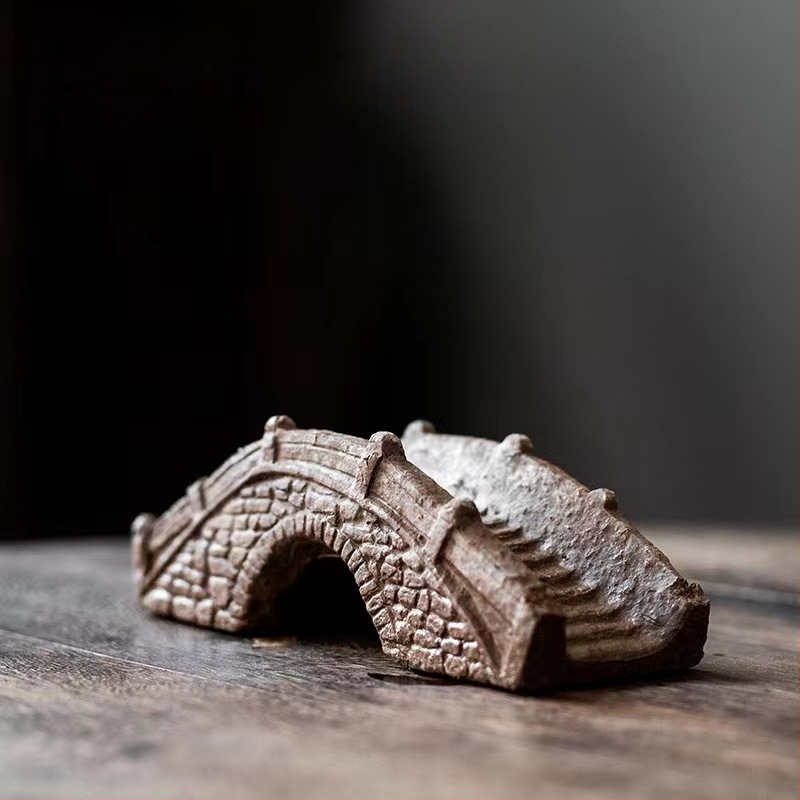 Декорация от бамбукови саксии за цветя в ретро стил, креативна зелена саксия за цветя в аквариум, пейзажна декорация за домашен офис