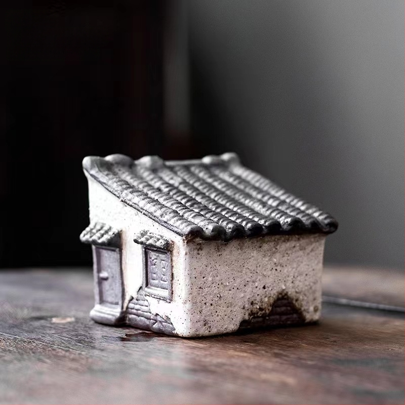 Декорация от бамбукови саксии за цветя в ретро стил, креативна зелена саксия за цветя в аквариум, пейзажна декорация за домашен офис