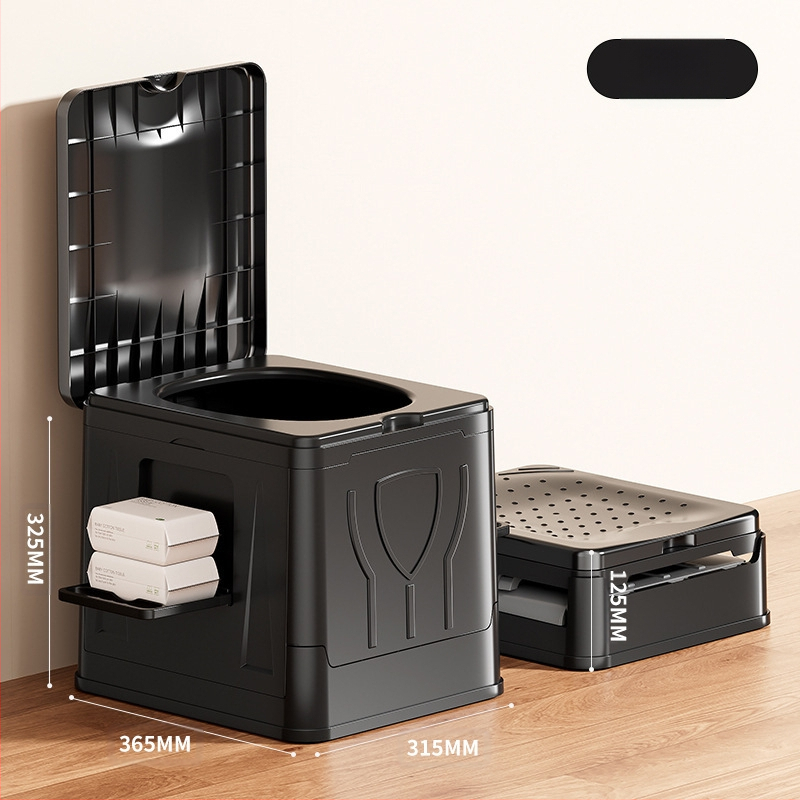 Autosse kokkupandav tualett kaasaskantav täiskasvanutele mõeldud isejuhtiv telkimisvarustus välistingimustes kasutatav hädaolukorras kõvenev tualett mobiilne tualett