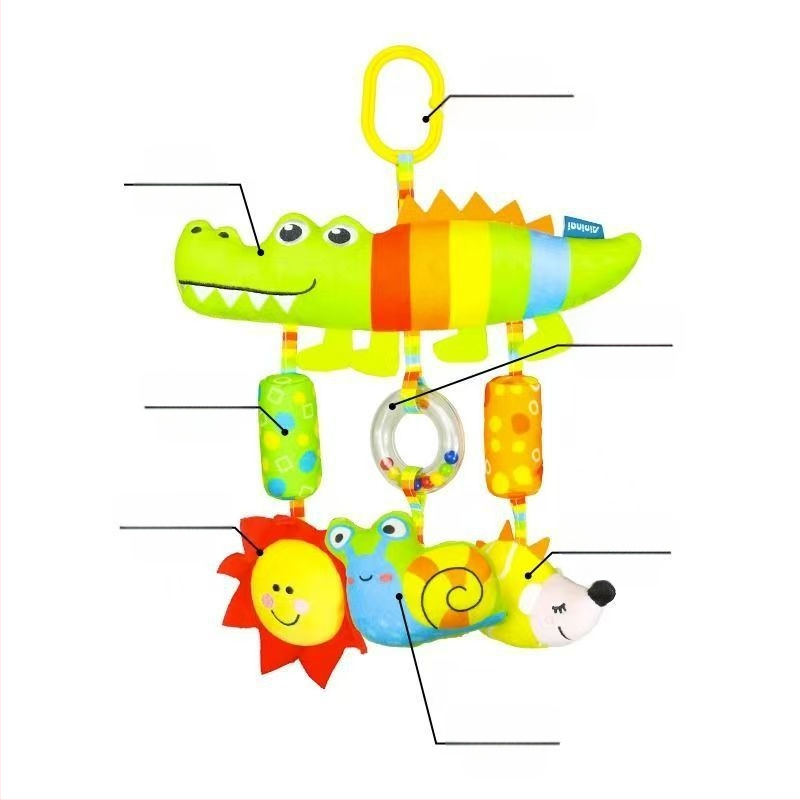 Beijiali bébijáték plüss kényelmes baba éjjeli csengő csörgő autósülés autóba lógó szélcsengő