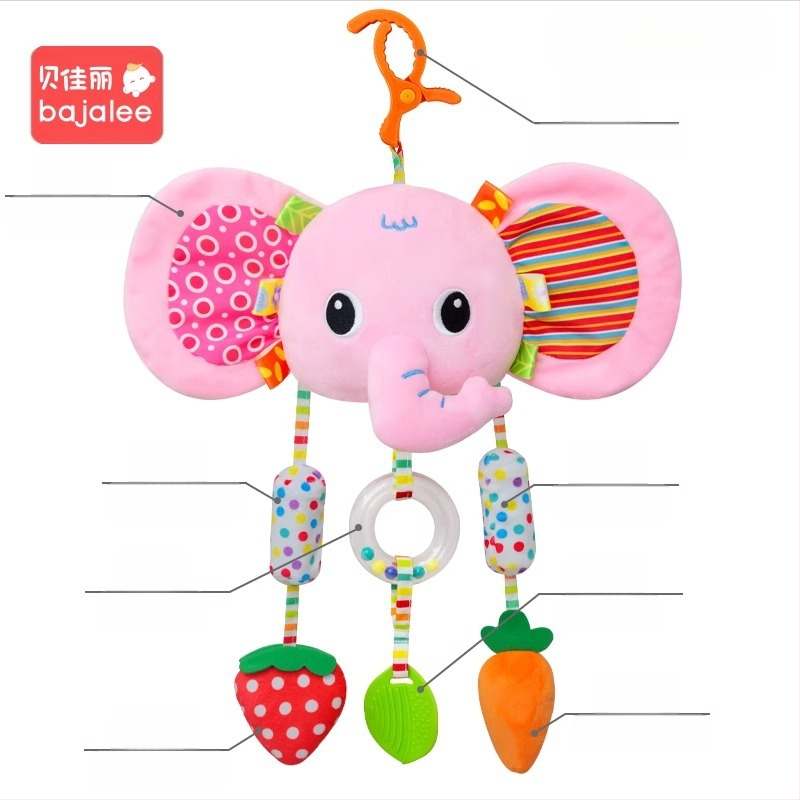 Beijiali bébijáték plüss kényelmes baba éjjeli csengő csörgő autósülés autóba lógó szélcsengő