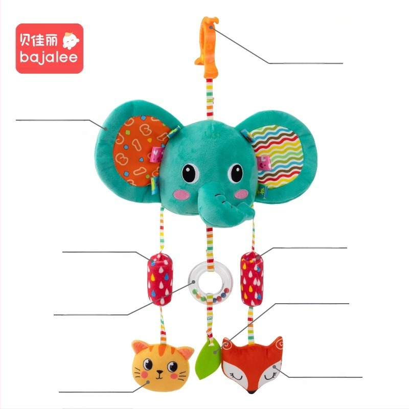 Beijiali bébijáték plüss kényelmes baba éjjeli csengő csörgő autósülés autóba lógó szélcsengő