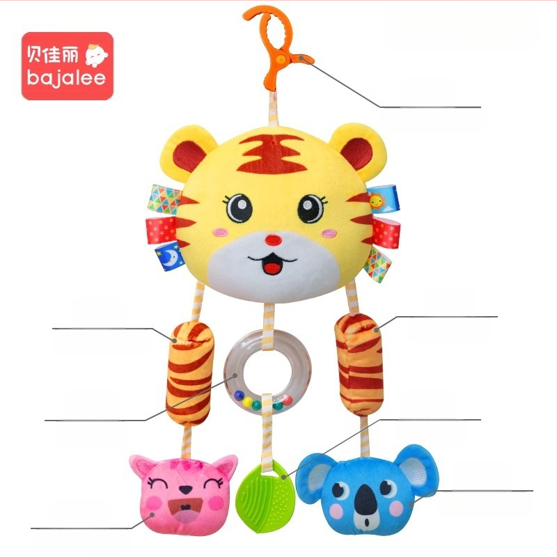 Beijiali bébijáték plüss kényelmes baba éjjeli csengő csörgő autósülés autóba lógó szélcsengő