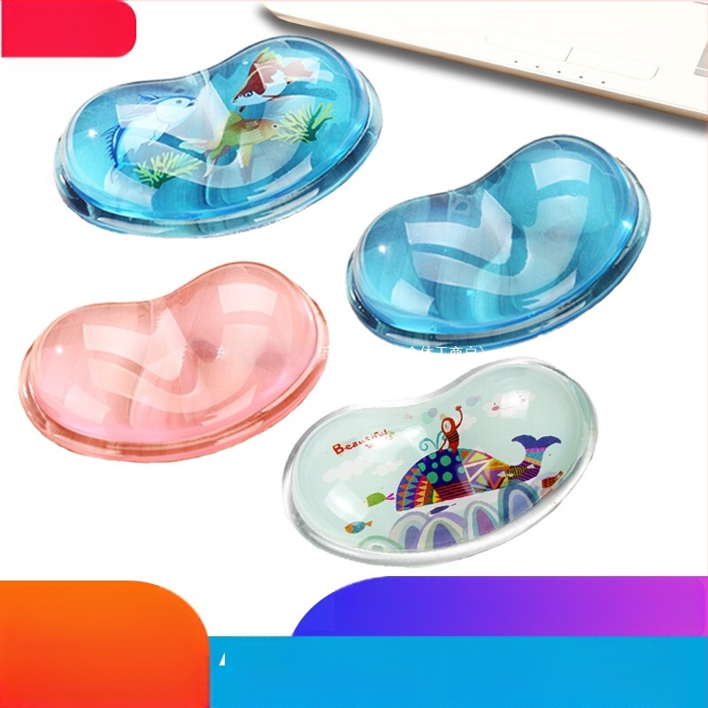 Mengtian hiirematt randmekaitse armas tüdruk silikoonist koomiksikontor väike käetugi pehme padi arvuti 3D mees Qingbaile