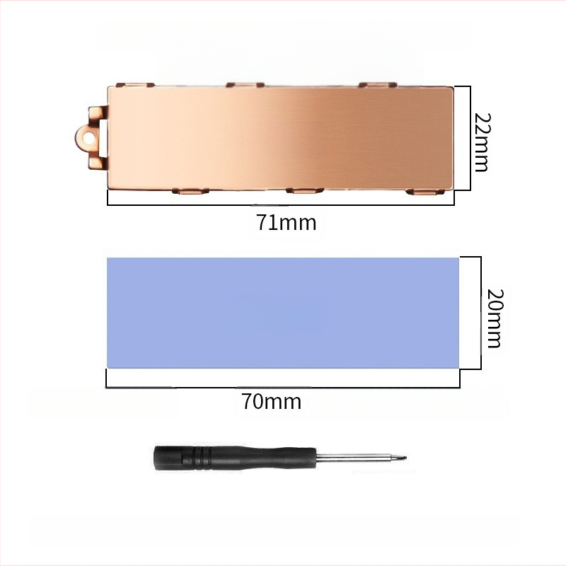 Qiao Sibo M.2-3 tahkis-draivi radiaator M2 soojusjuhtiv leht SSD2280 Armor nvme jahutusradiaator PS5