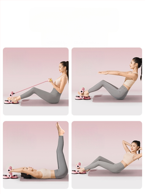 Echipament auxiliar de fitness pentru uz casnic, echipament de exerciții sportive multifuncțional cu ventuză, tip Roll-Up Pull-Up, abdomene