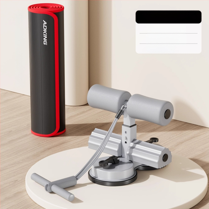 Sit-ups palīgierīces mājsaimniecības fitnesam Sarullējamas pievilkšanās pievilkšanās ierīces ar piesūcekni Daudzfunkcionāls sporta trenažieris