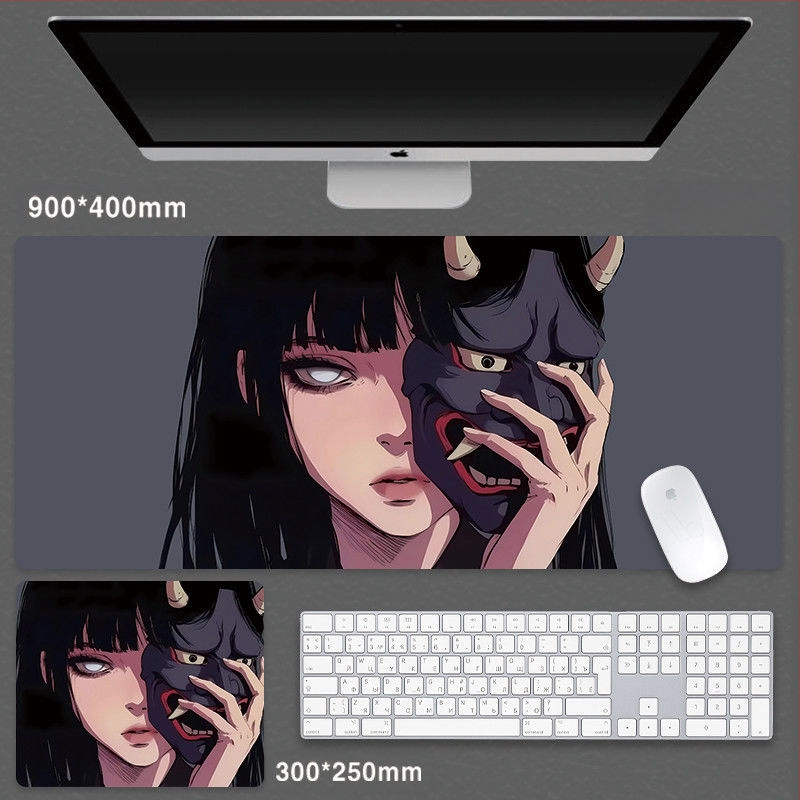 Cartoon Anime Huo Shadow Ida hiirematt suur Advanced Sense mängu hiirematt e-spordi klaviatuur arvutilaua randmepadi