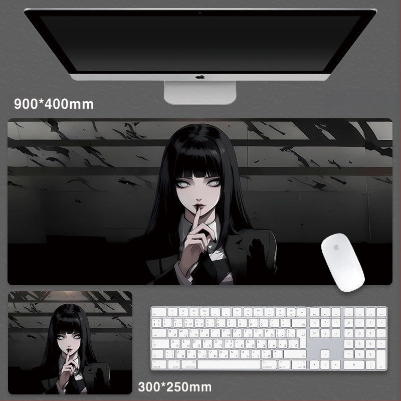 Cartoon Anime Huo Shadow Ida hiirematt suur Advanced Sense mängu hiirematt e-spordi klaviatuur arvutilaua randmepadi