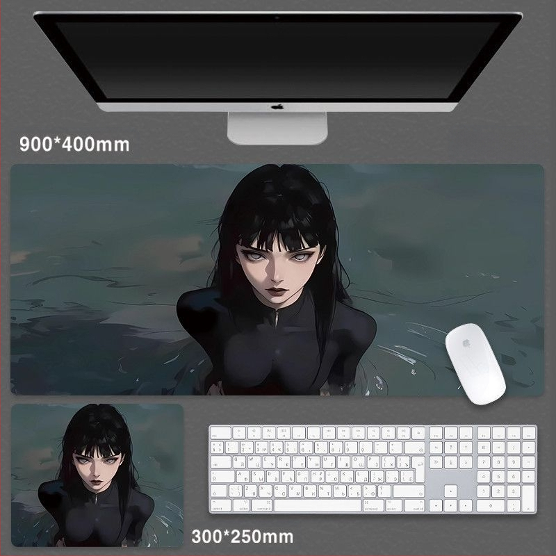 Cartoon Anime Huo Shadow Ida hiirematt suur Advanced Sense mängu hiirematt e-spordi klaviatuur arvutilaua randmepadi