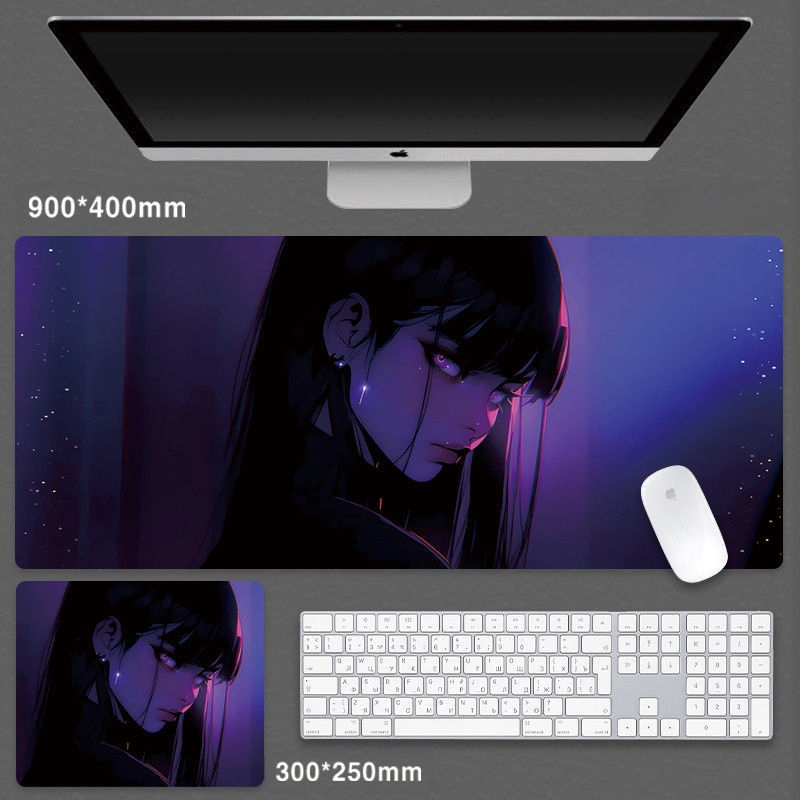 Cartoon Anime Huo Shadow Ida hiirematt suur Advanced Sense mängu hiirematt e-spordi klaviatuur arvutilaua randmepadi