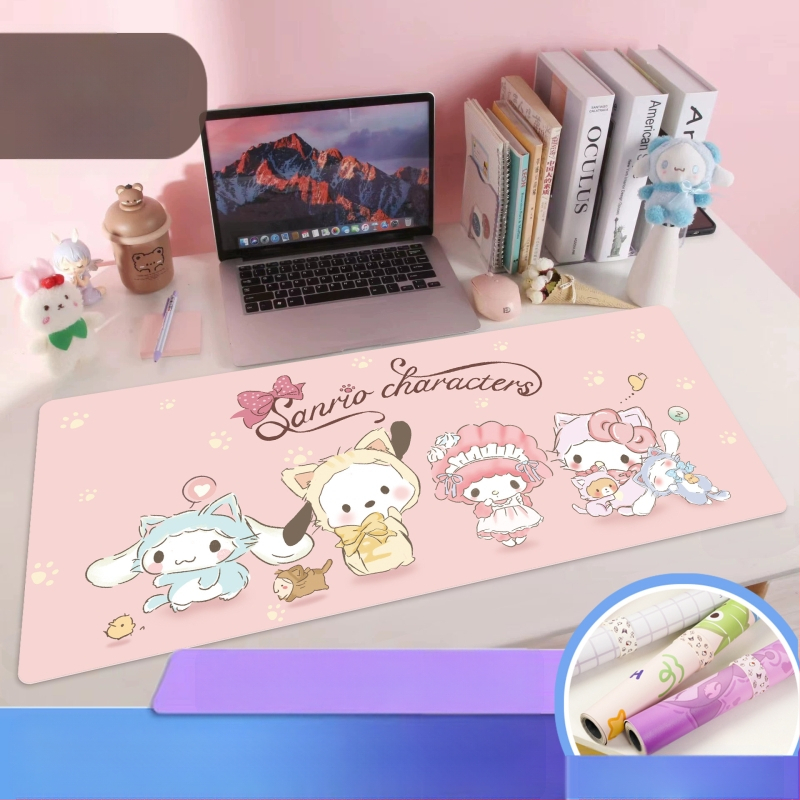 Silmade kaitsev lauamatt Sanrio koomiksiõpilase lauamatt kirjutuslaua matt ühiselamu õppelauamatt kontoriarvuti lauamatt