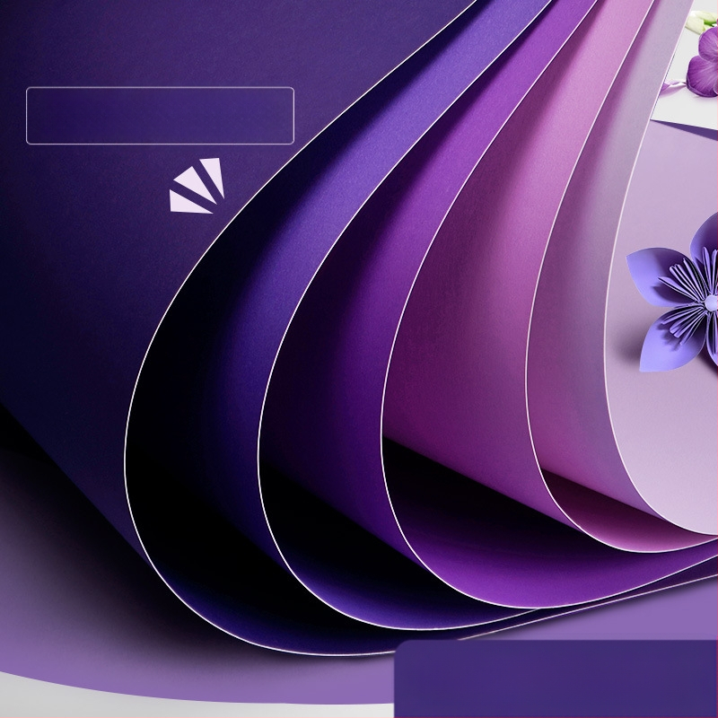 Лилав твърд картон A4/A3/4K/8K удебелен фотографски фон, специфичен за ученици, 230 гр. цветен картон