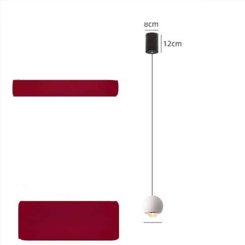 Öökülje rippvalgusti internetist populaarne rippvalgusti reguleeritava kõrgusega magamistoa öökülje rippvalgusti uue stiiliga väike rippvalgusti ühe kangaga nööriga rippvalgusti