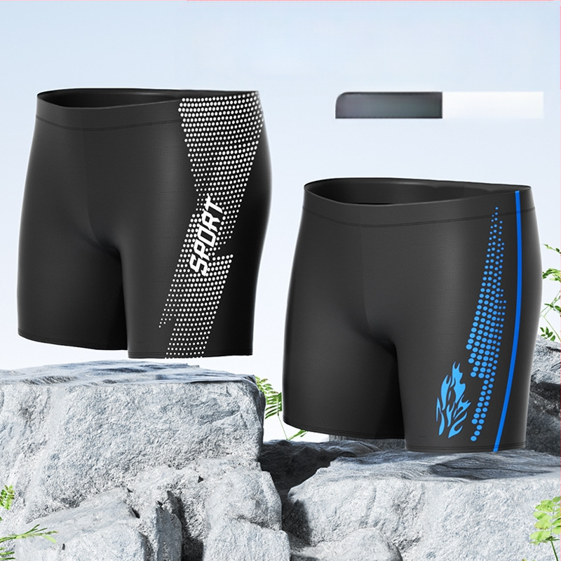 Tehase hulgimüügist täiskasvanute ujumispüksid meeste bokserid pluss-suuruses, piinlikkust tundvad, kõrge vöökohaga, kiiresti kuivavad ujumispüksid, uued kuumaveeallikaga ujumisriided