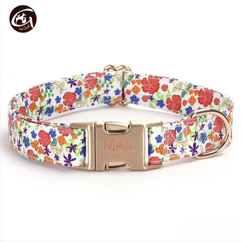 Uus kirjaga koerakaelarihm lilla roosa triibuga lemmikloomatarvete väliskaubanduse veojõuga koerakett madal kuldne pandla kiri