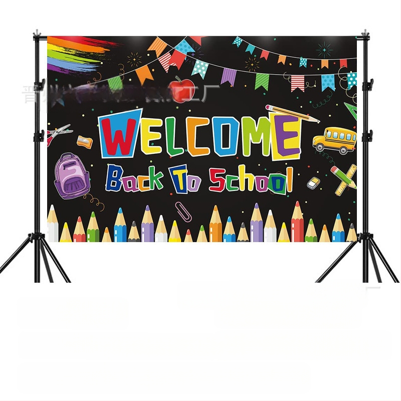Kooli alguse hooaeg sünnipäeva taust riie kooli alguse hooaeg peobänner sünnipäevapeo taust kaunistus foto fotograafia rekvisiidid