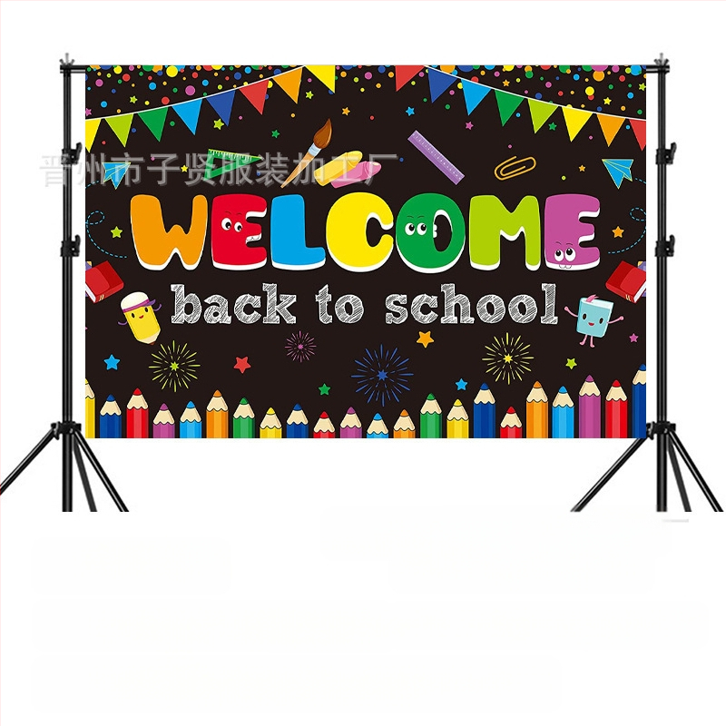 Kooli alguse hooaeg sünnipäeva taust riie kooli alguse hooaeg peobänner sünnipäevapeo taust kaunistus foto fotograafia rekvisiidid