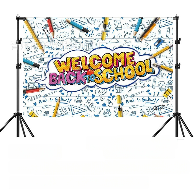 Kooli alguse hooaeg sünnipäeva taust riie kooli alguse hooaeg peobänner sünnipäevapeo taust kaunistus foto fotograafia rekvisiidid