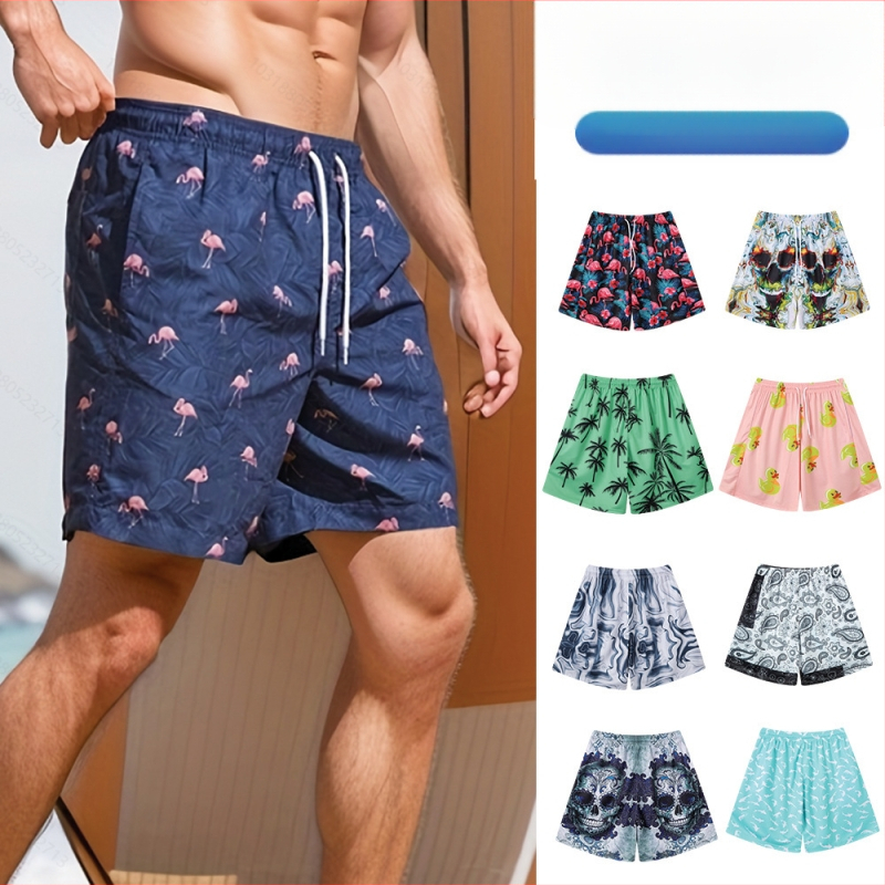 Užsienio prekybos maudymosi glaudės, vyriškos 5 taškų boksininko maudymosi glaudės, didelės kelnės, vyriški vasariniai drabužiai, paplūdimio karštųjų versmių vyriški maudymosi glaudės