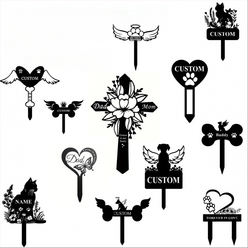 Piiriülene metallist mälestustahvel tänavasilt mälestushunnik muudetav lemmikloomade sisu aia välistingimustes kalmistu mälestusmärk