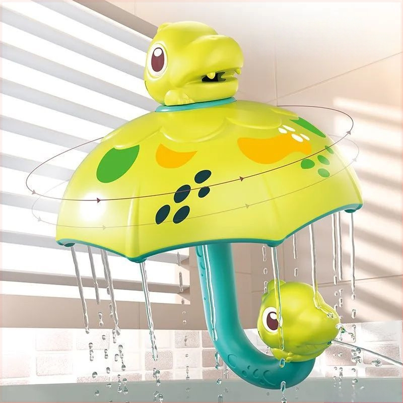Dinozaura lietussargs Lietus mākonis Bērnu vannas ūdens rotaļlieta Bērniem Peldēšanās Ūdens Spēlēt Zēns Meitene Dinozaura ola
