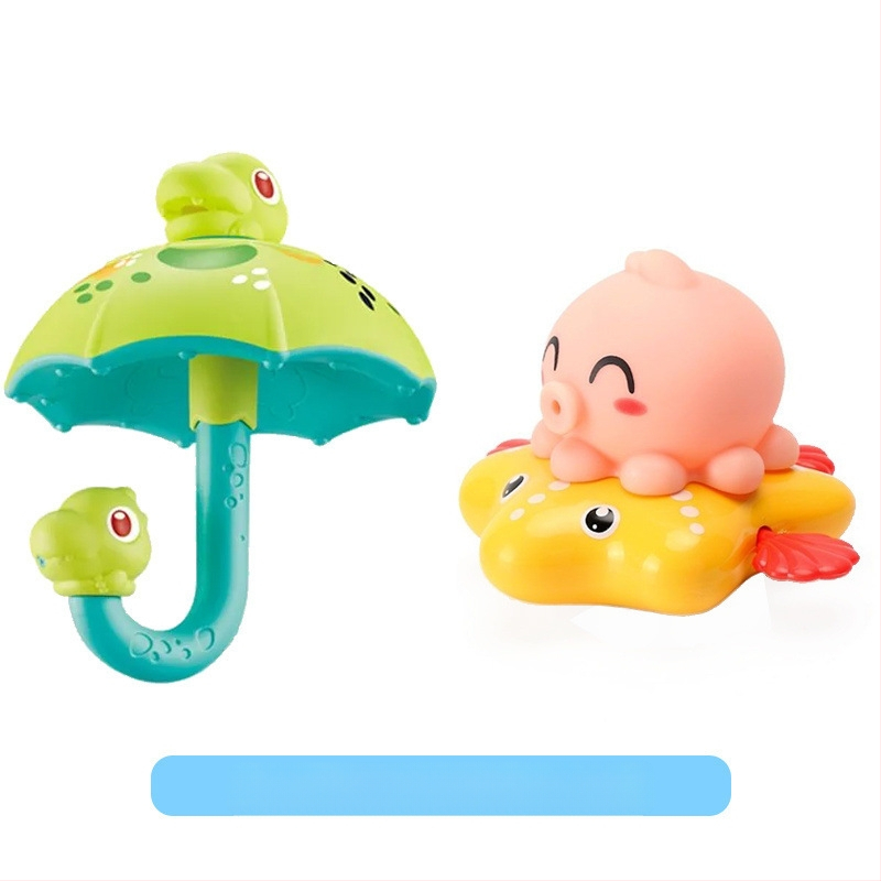 Dinozaura lietussargs Lietus mākonis Bērnu vannas ūdens rotaļlieta Bērniem Peldēšanās Ūdens Spēlēt Zēns Meitene Dinozaura ola