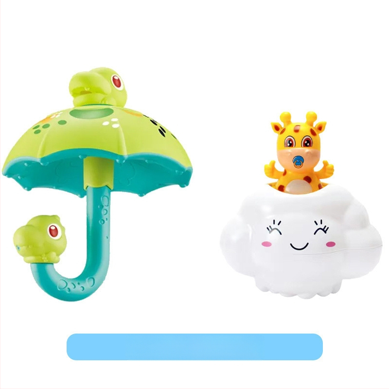 Dinozaura lietussargs Lietus mākonis Bērnu vannas ūdens rotaļlieta Bērniem Peldēšanās Ūdens Spēlēt Zēns Meitene Dinozaura ola