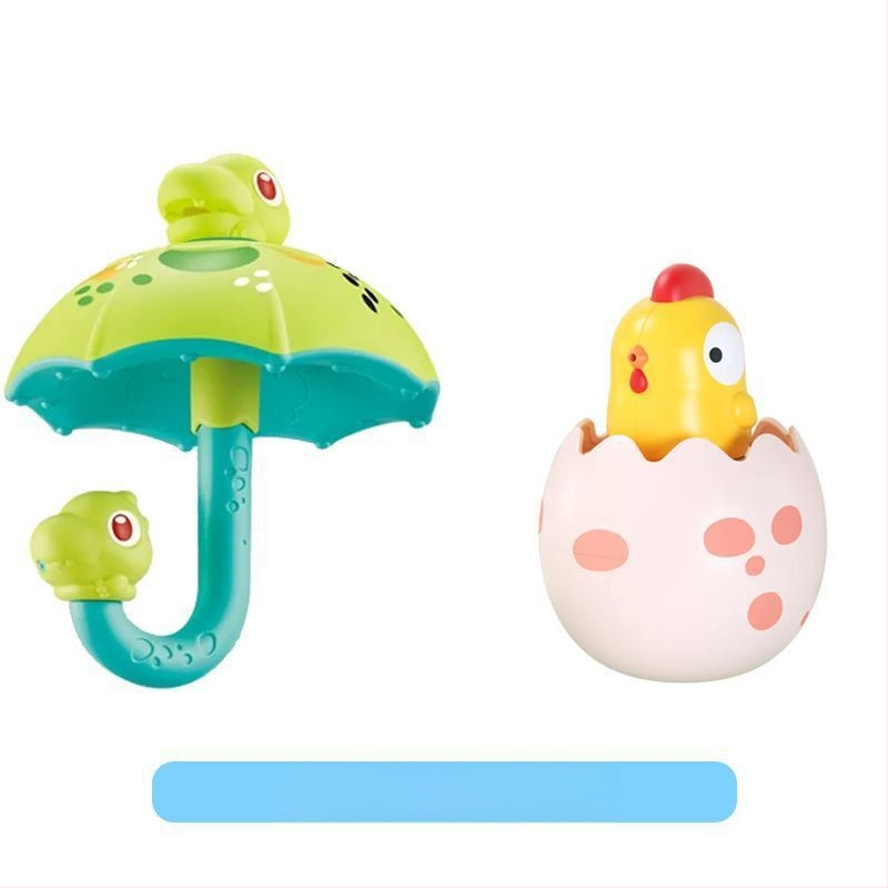 Dinozaura lietussargs Lietus mākonis Bērnu vannas ūdens rotaļlieta Bērniem Peldēšanās Ūdens Spēlēt Zēns Meitene Dinozaura ola