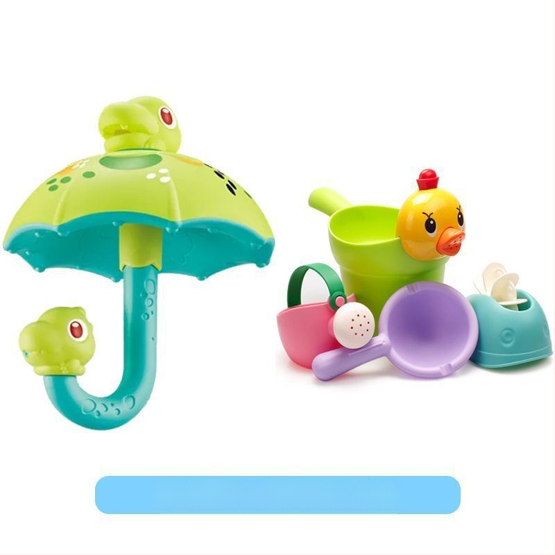 Dinozaura lietussargs Lietus mākonis Bērnu vannas ūdens rotaļlieta Bērniem Peldēšanās Ūdens Spēlēt Zēns Meitene Dinozaura ola