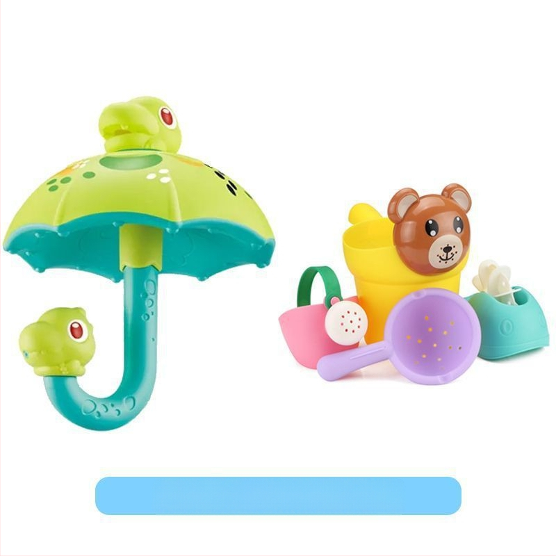 Dinozaura lietussargs Lietus mākonis Bērnu vannas ūdens rotaļlieta Bērniem Peldēšanās Ūdens Spēlēt Zēns Meitene Dinozaura ola