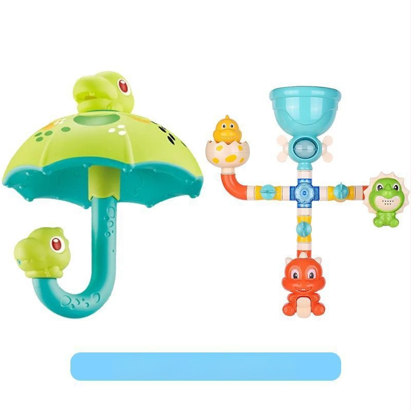 Dinozaura lietussargs Lietus mākonis Bērnu vannas ūdens rotaļlieta Bērniem Peldēšanās Ūdens Spēlēt Zēns Meitene Dinozaura ola