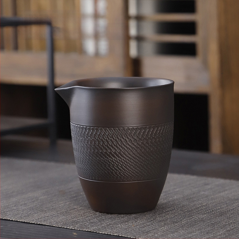 Lila kerámia kung fu teáskészlet öltöny retro háztartási egyszerű teáskanna fedél tál teáskészlet kiegészítők magas színű, értékű kézzel készített ajándék