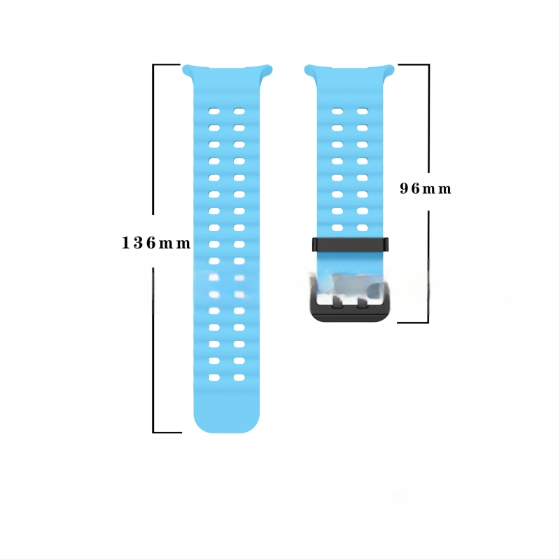 Samsung Galaxy Watch7 Ultra47mm ametliku veebisaidi Ocean Original topeltpandlaga sportlik silikoonrihm