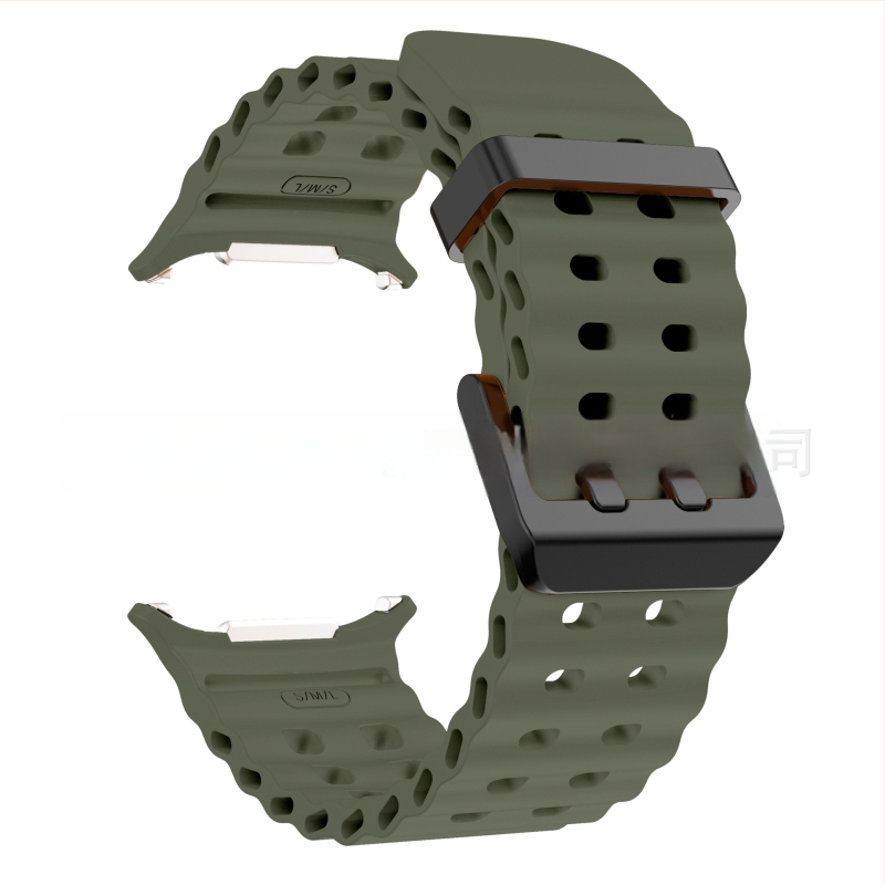 Samsung Galaxy Watch7 Ultra47mm ametliku veebisaidi Ocean Original topeltpandlaga sportlik silikoonrihm