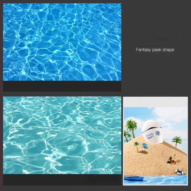 3D stereo divpusēja fotogrāfija fons papīrs ūdens viļņošanās koks ēna gaisma debesis fotogrāfija rekvizīti ēdiens skaistums fotogrāfija