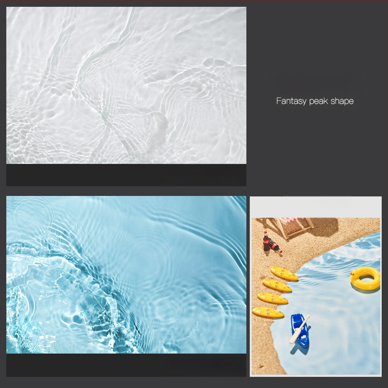 3D stereo divpusēja fotogrāfija fons papīrs ūdens viļņošanās koks ēna gaisma debesis fotogrāfija rekvizīti ēdiens skaistums fotogrāfija