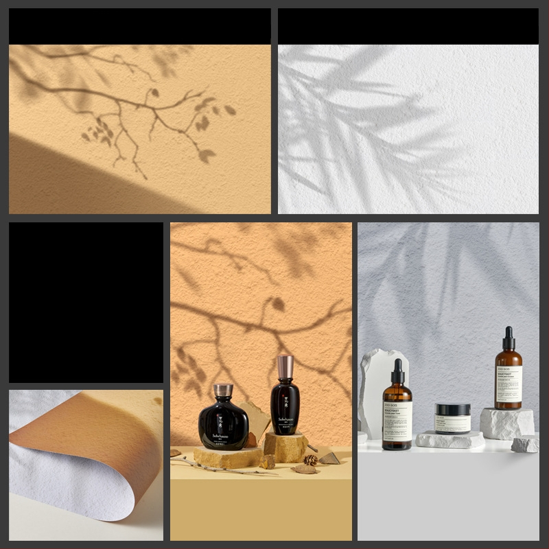 3D stereo divpusēja fotogrāfija fons papīrs ūdens viļņošanās koks ēna gaisma debesis fotogrāfija rekvizīti ēdiens skaistums fotogrāfija