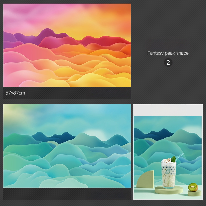 3D stereo divpusēja fotogrāfija fons papīrs ūdens viļņošanās koks ēna gaisma debesis fotogrāfija rekvizīti ēdiens skaistums fotogrāfija
